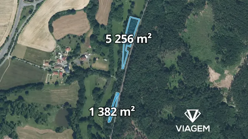 Prodej podílu zahrady, Domažlice, 5531 m2