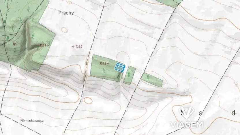 Prodej lesa, Sudovo Hlavno, 2054 m2