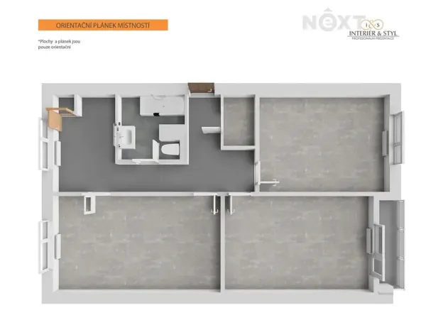 Prodej bytu 3+1, Jilemnice, Spořilovská, 80 m2