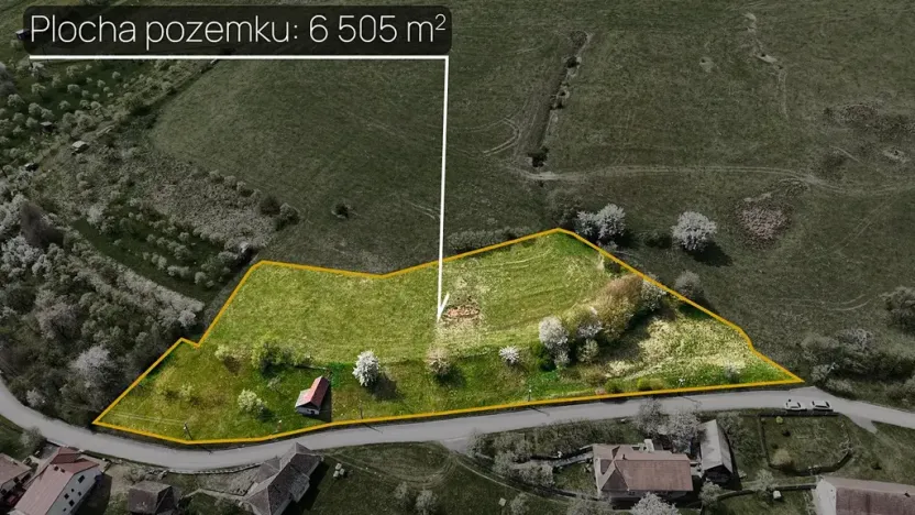 Prodej pozemku pro bydlení, Slopné, 6505 m2