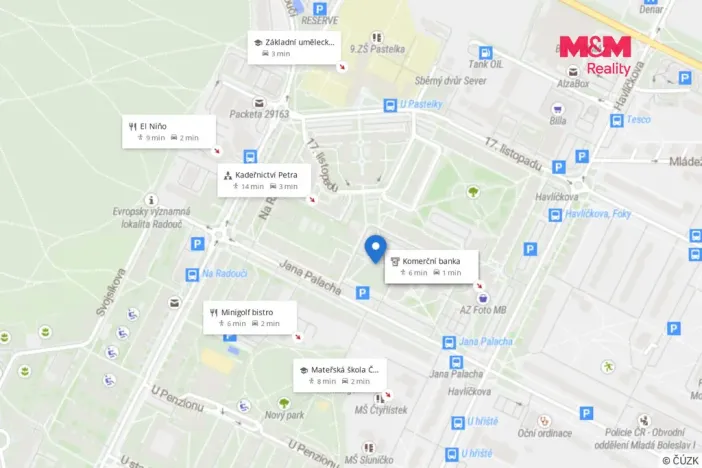 Prodej bytu 2+kk, Mladá Boleslav - Mladá Boleslav II, Jana Palacha, 44 m2