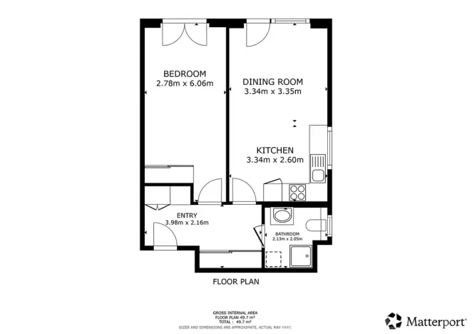Pronájem bytu 2+kk, Praha - Řeporyje, Haenkeho, 47 m2