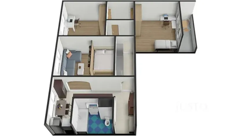 Prodej bytu 3+1, Strakonice, Sídliště 1. máje, 74 m2