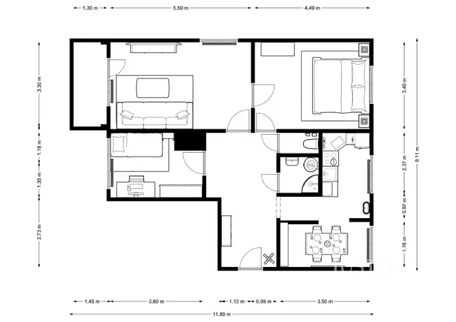 Prodej bytu 3+1, Písek, Ke Střelnici, 78 m2