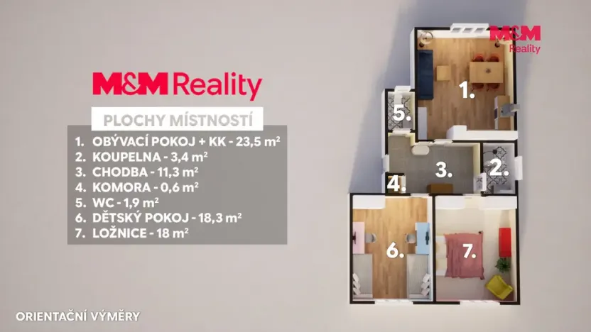 Prodej bytu 3+kk, Semily, 28. října, 77 m2