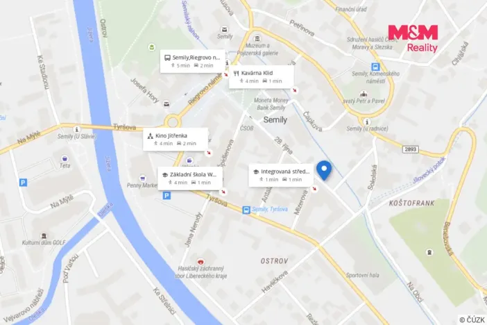 Prodej bytu 3+kk, Semily, 28. října, 77 m2