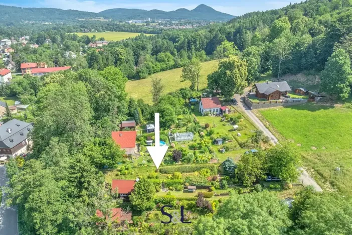 Prodej zahrady, Skalice u České Lípy, 615 m2