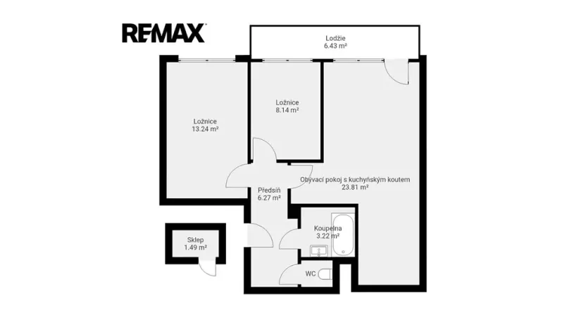 Prodej bytu 3+kk, Praha - Chodov, Bohúňova, 62 m2