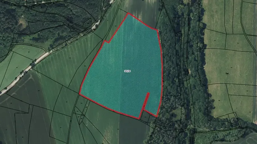 Prodej podílu pole, Libovice, 21325 m2