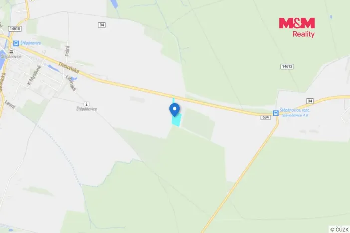 Prodej komerčního pozemku, Štěpánovice, 11010 m2