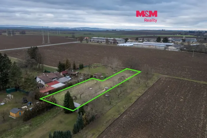 Prodej pozemku pro bydlení, Dub nad Moravou, 1279 m2