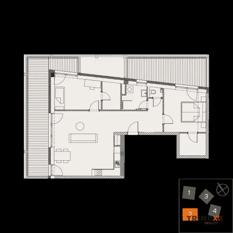Prodej bytu 3+kk, Valašské Meziříčí, Štěpánov, 78 m2