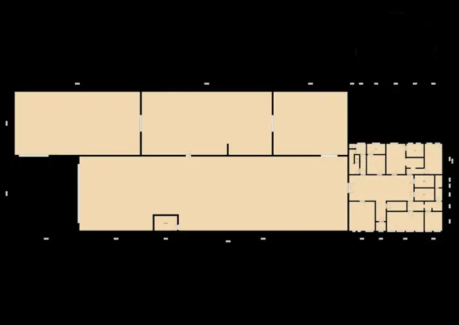Pronájem výrobních prostor, Lišov, Miletínská, 1000 m2