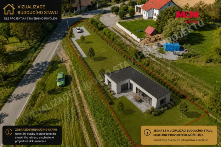 Prodej pozemku pro bydlení, Zbraslavice - Krasoňovice, 1163 m2