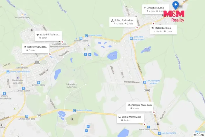 Prodej bytu 2+kk, Lom - Loučná, Libkovická, 42 m2