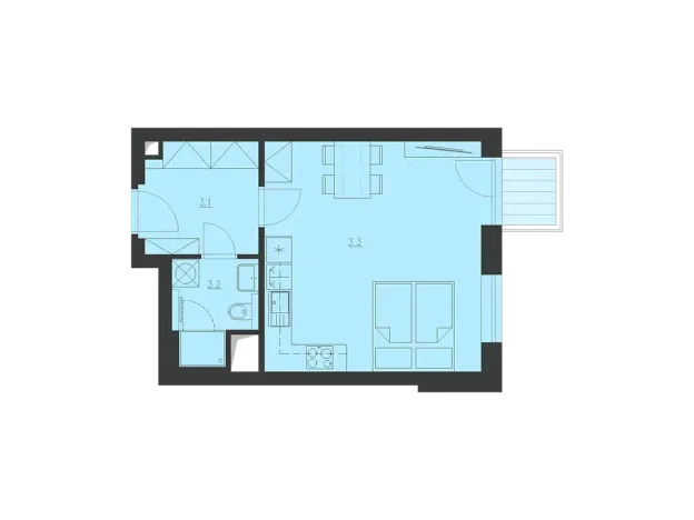 Prodej bytu 1+kk, Brno, Jižní, 36 m2