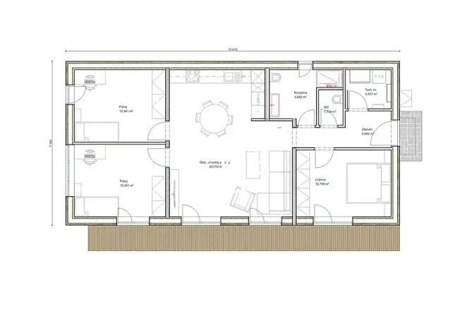 Prodej rodinného domu, Dobré Pole, 93 m2