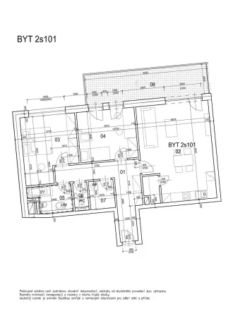 Prodej bytu 3+kk, Brno, Kleštínek, 83 m2