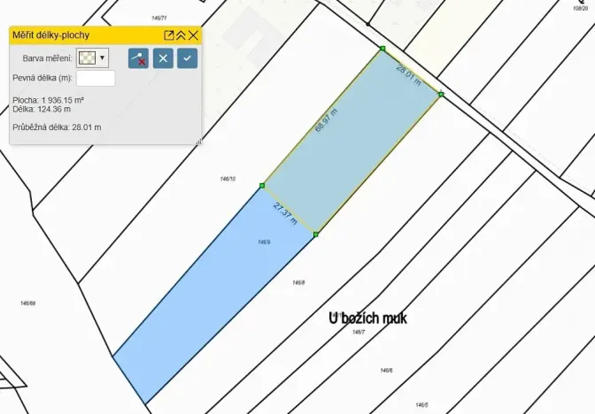 Prodej pozemku pro bydlení, Měrotín, 4089 m2