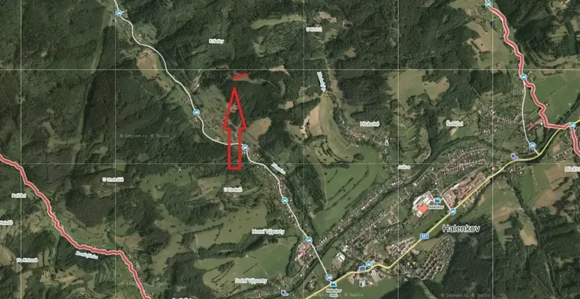 Prodej louky, Halenkov, 5620 m2