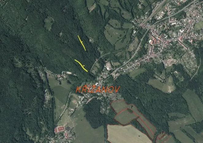 Prodej pole, Hrob - Křižanov, 1414 m2