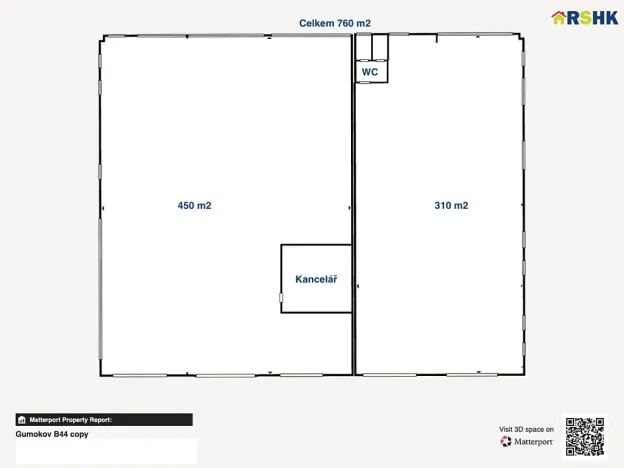 Pronájem skladu, Hradec Králové, Akademika Bedrny, 760 m2