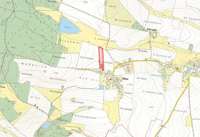 Prodej pole, Bernartice, 14444 m2