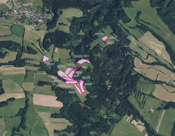 Prodej louky, Postřelmůvek, 100708 m2