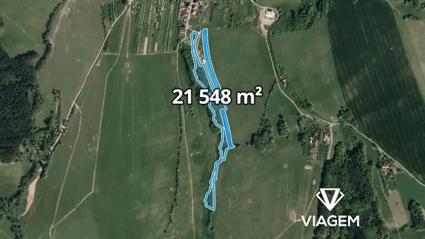 Prodej podílu pole, Újezd, 2149 m2