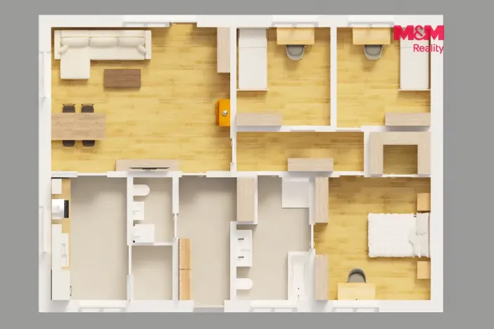 Prodej rodinného domu, Rožďalovice - Zámostí, Polní, 105 m2