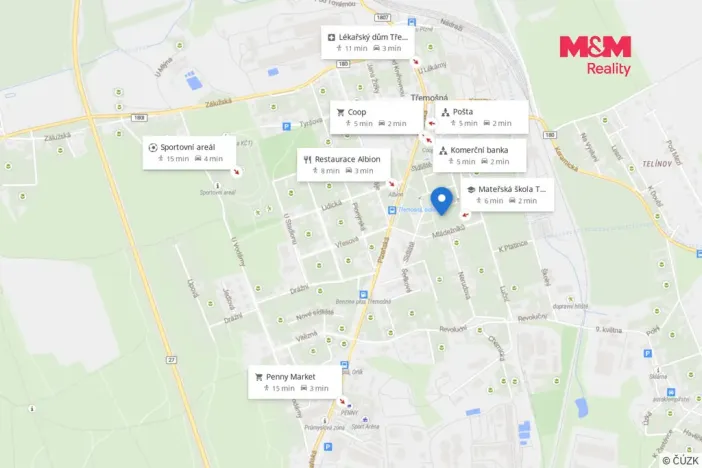 Prodej bytu 1+1, Třemošná, Sídliště, 40 m2