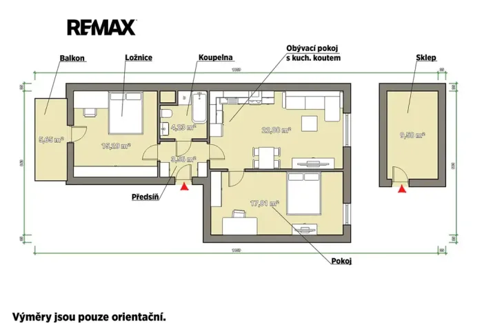 Prodej bytu 3+kk, Plzeň, Živnostenská, 65 m2