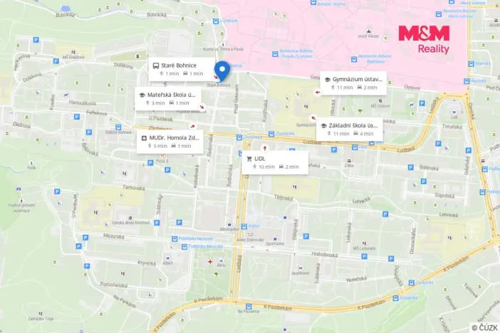 Pronájem bytu 2+kk, Praha - Bohnice, Bohnická, 79 m2