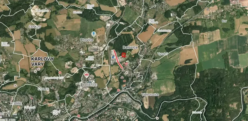 Prodej pozemku pro bydlení, Dalovice, Botanická, 10425 m2