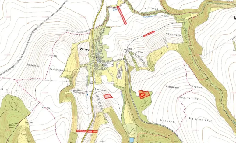 Prodej pole, Vinary, 28169 m2