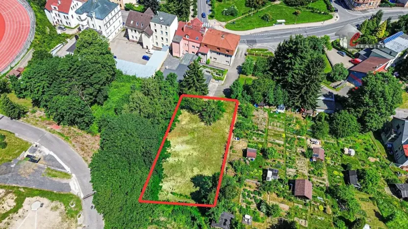 Prodej zahrady, Jablonec nad Nisou, Pražská, 1129 m2