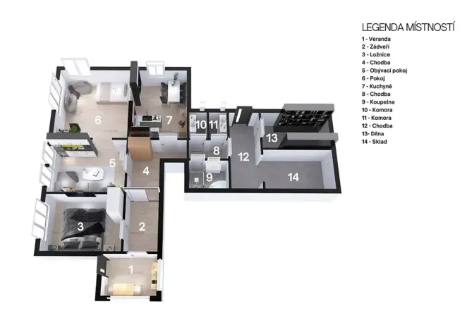 Prodej bytu 3+1, Frenštát pod Radhoštěm, Jandovo stromořadí, 128 m2