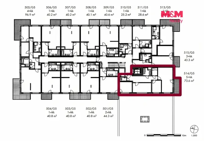 Prodej bytu 3+kk, Praha, Honzíkova, 73 m2