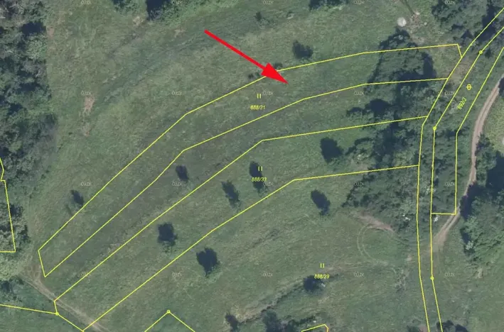 Prodej podílu louky, Valkeřice, 1492 m2