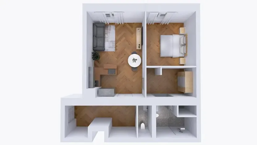 Pronájem bytu 2+kk, Praha - Nové Město, Dlážděná, 72 m2