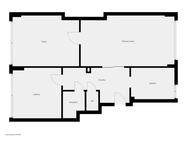 Prodej bytu 3+1, Pardubice - Zelené Předměstí, Sladkovského, 74 m2