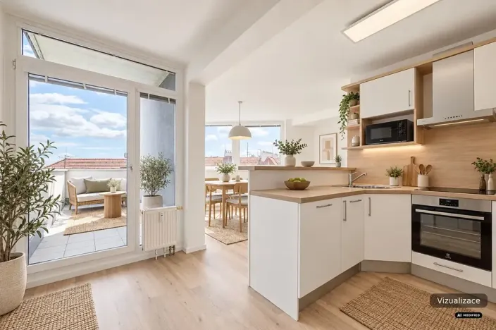 Prodej bytu 2+kk, Praha - Vysočany, Skloněná, 74 m2