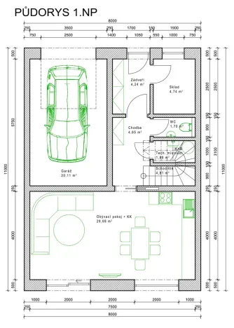 Prodej pozemku pro bydlení, Chudenice, Roubalova, 2150 m2