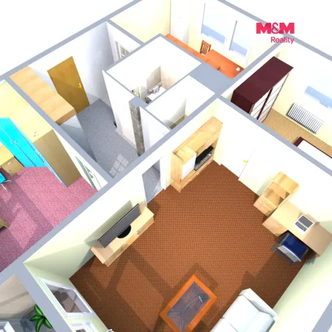 Prodej bytu 3+1, Česká Lípa, Jihlavská, 70 m2