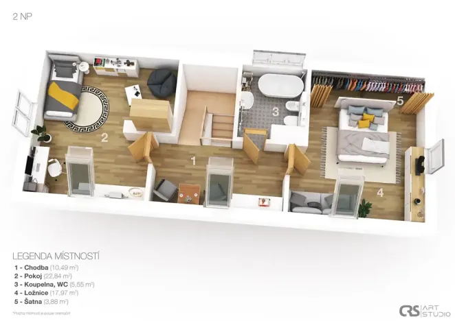 Prodej rodinného domu, Jirny, 5. května, 129 m2