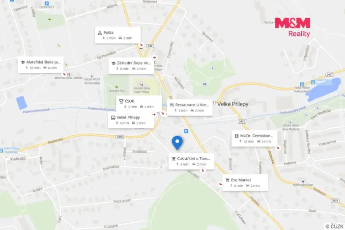 Pronájem bytu 3+kk, Velké Přílepy, Pražská, 60 m2