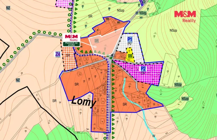 Prodej pozemku pro bydlení, Osečnice - Lomy, 5981 m2