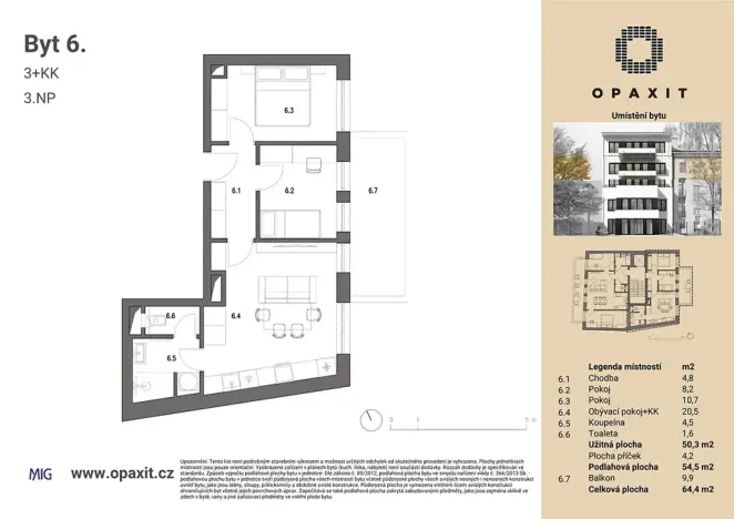 Prodej bytu 3+kk, Brno, Palackého náměstí, 55 m2
