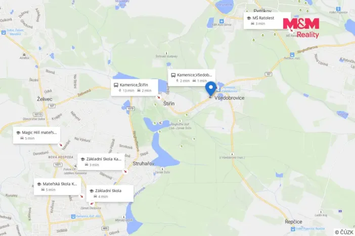 Prodej rodinného domu, Kamenice - Všedobrovice, Ringhofferova, 135 m2