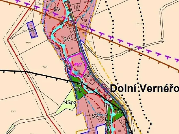 Dražba pozemku pro bydlení, Jívka, 2052 m2